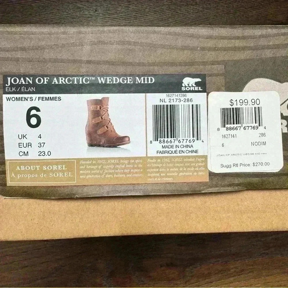 SOREL Joan of Arctic  Wedge Mid - Picture 3 of 8